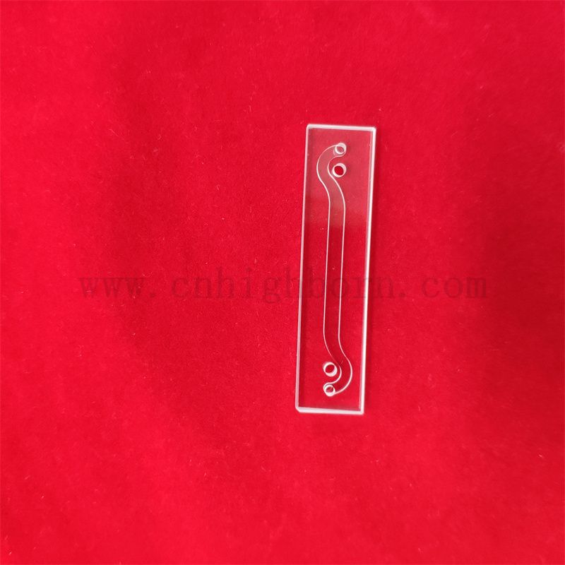 Fluorescenza ad alta precisione Cuvetta di vetro in quarzo trasparente per utensili da laboratorio