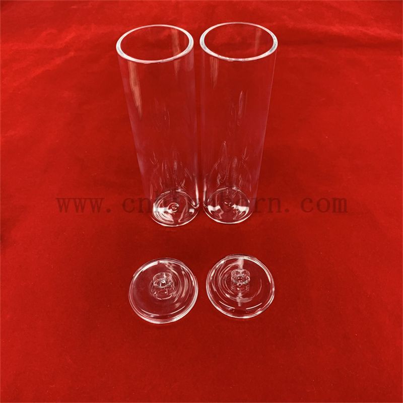 clear quartz glass crucible Crucibile in vetro trasparente