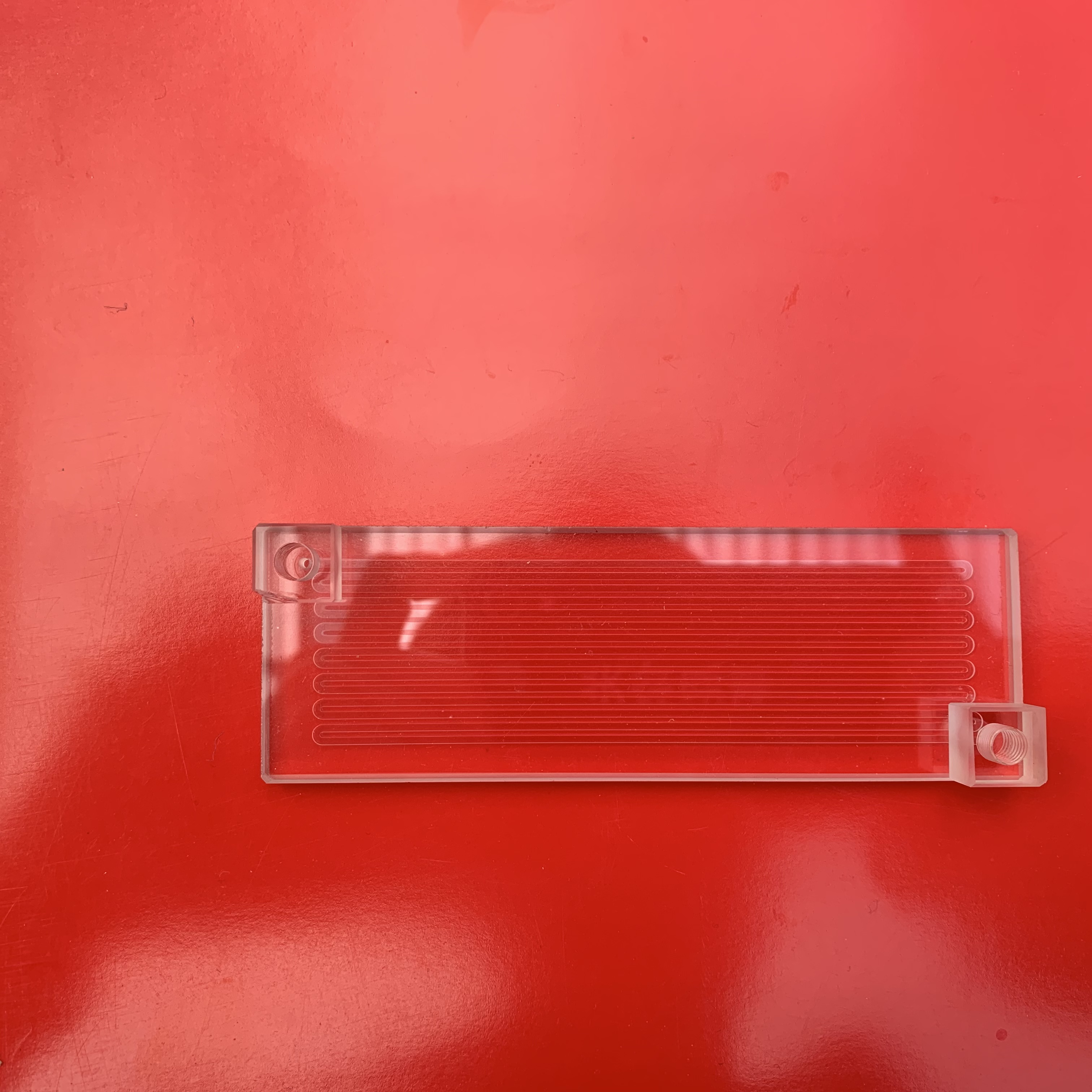 Cuvetta di vetro ottica di resistenza alla corrosione a flusso UV di laboratorio Cuvetta di vetro ottico