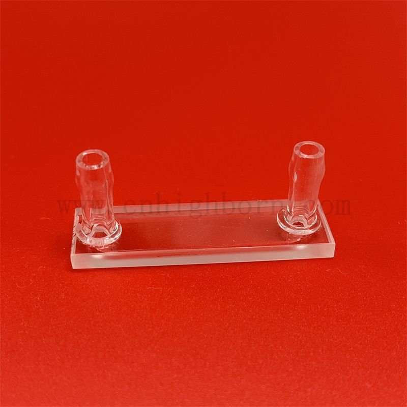 Lunghezza percorso UV da laboratorio Lunghezza al quarzo Cuvette Cellula di vetro ottico trasparente