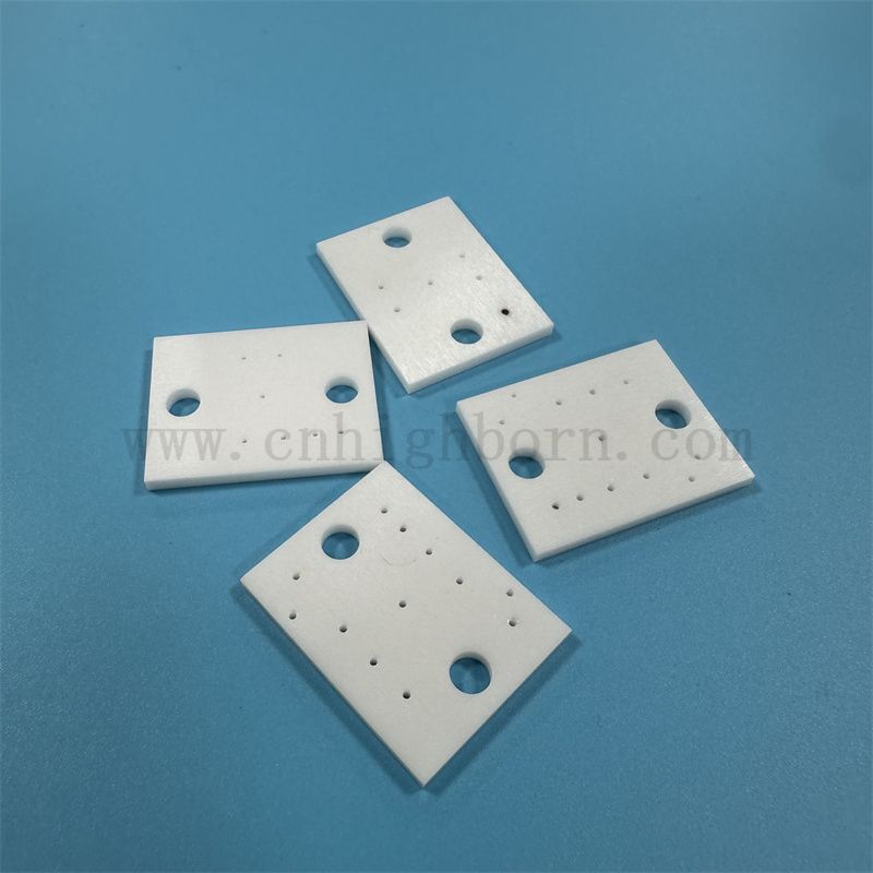 Isolatore zirconia Scheda irregolare Elevata superficie lucidatura zro2 piastra ceramica