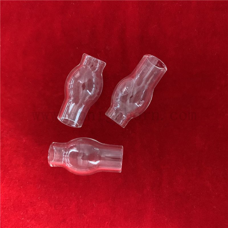 clear silica tube tubo di quarzo chiaro
