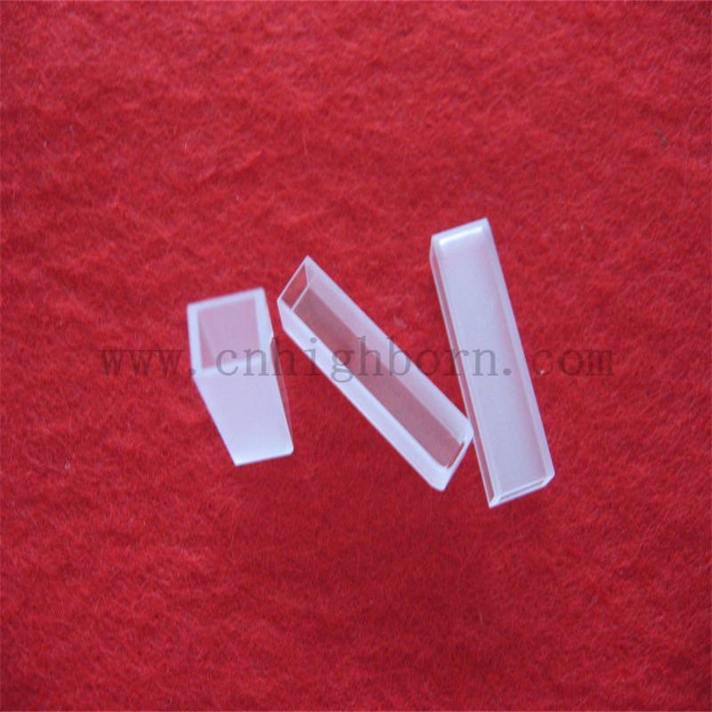 Cellule di fluorescenza in quarzo in quarzo in vetro in quarzo da laboratorio