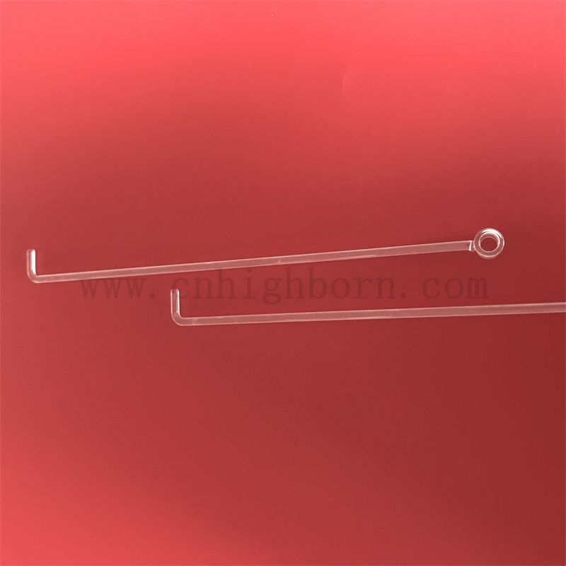 Transmission ad alta trasmissione Clear END personalizzato in vetro in quarzo in silice