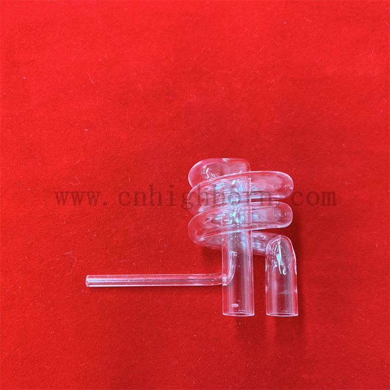 quartz pipe tubo di silice della bobina