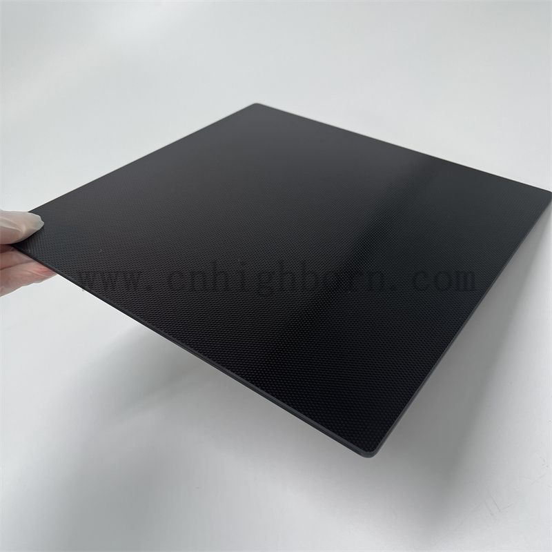 square microcrystalline glass plate piastra di vetro microcristallina