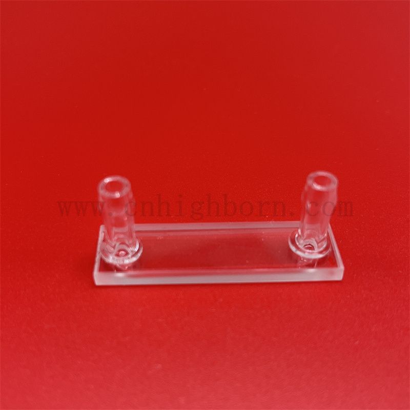 Lunghezza percorso UV da laboratorio Lunghezza al quarzo Cuvette Cellula di vetro ottico trasparente