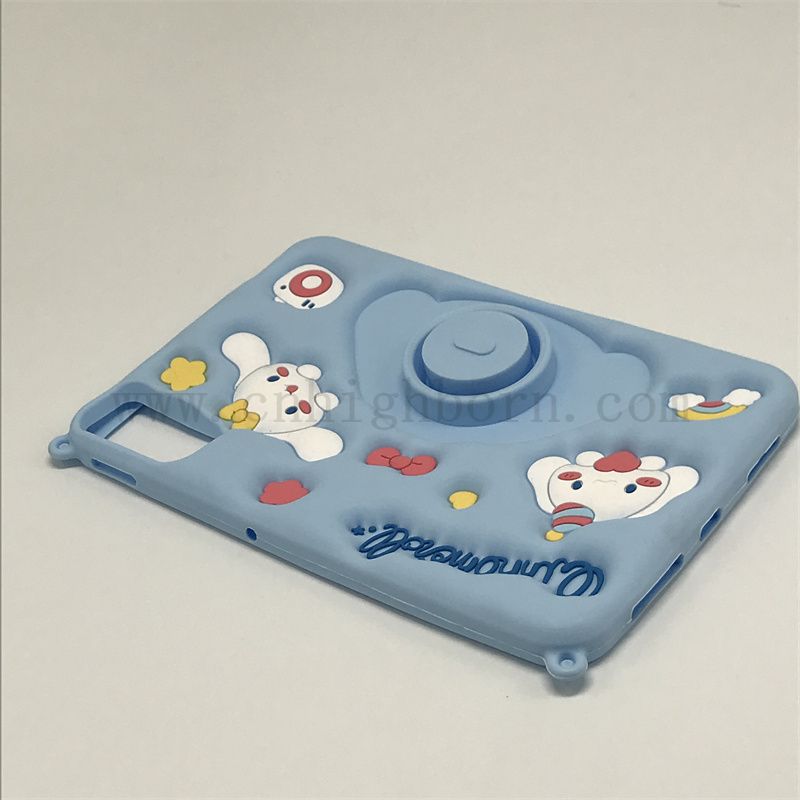 Colore blu color protettivo protettivo silicone guscio ipad in gomma