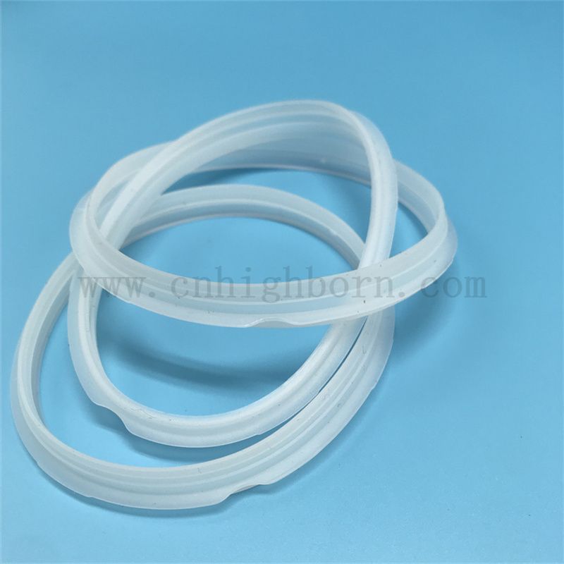 Anelli di guarnizione in gomma in silicone ad alta precisione personalizzato trasparente