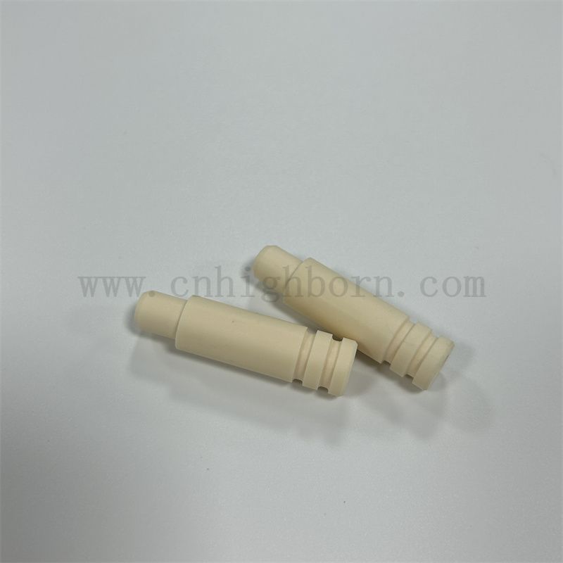 Precisione isolante elettrica 99 porcellana di allumina al2o3 tubo ceramico con gradino