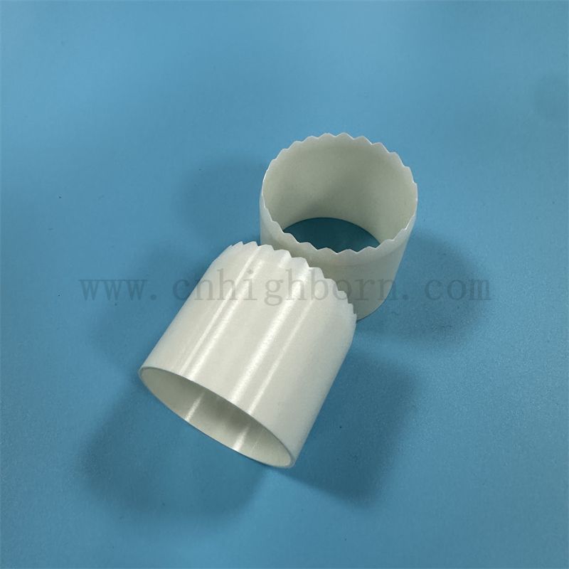 Polissione superficiale Zirconia Isolatore del tubo di grande diametro Zro2 Ceramico Irregolare