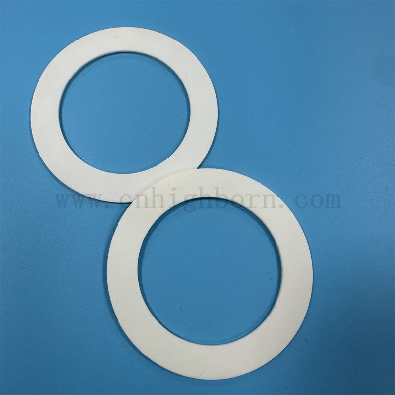 99%Isolatore ad anello in ceramica Alumina AL2O3 Rondella cerchio in ceramica