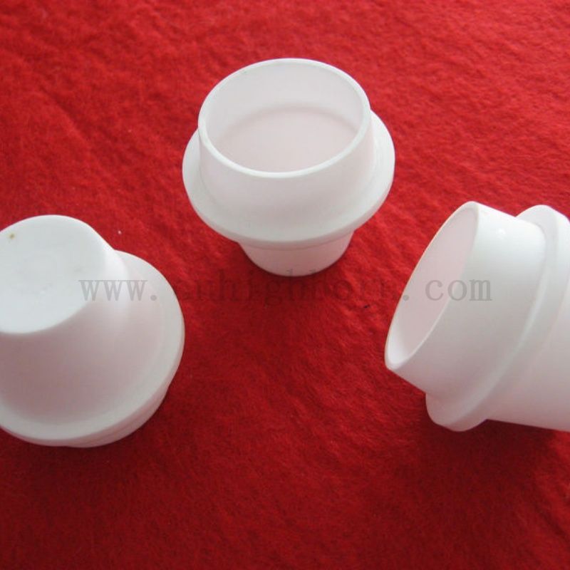 Resistenza alla temperatura ad alta temperatura Leco TGA Cramica ceramica Allumina con LID Lab Al2O3 Melting Pot