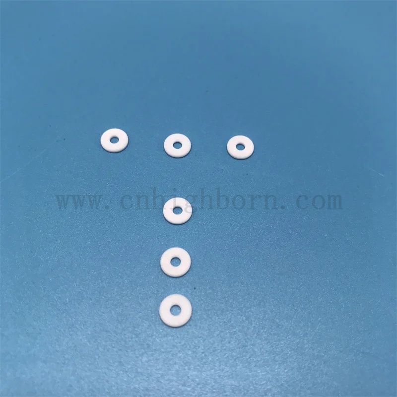 Parti in ceramica a forma di complesso personalizzato Rettangolare anello macor foglio di vetro macchina macchina macchinabile