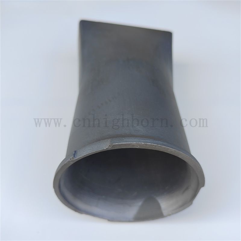 Fornitura di fabbrica pipa sisico rbsic ceramico ugello di ugello in carburo di silicio tubo in ceramica per forno a tunnel