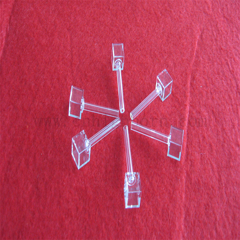 Cuvette da camera a gas atomica in quarzo da laboratorio cuvetta in quarzo in vetro