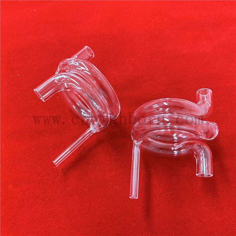 helix fused quartz tube  tubo di quarzo trasparente