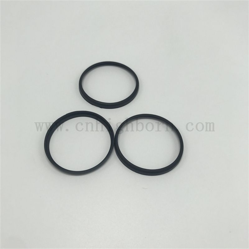 Anello di guarnizioni in gomma in silicone nero industriale personalizzato