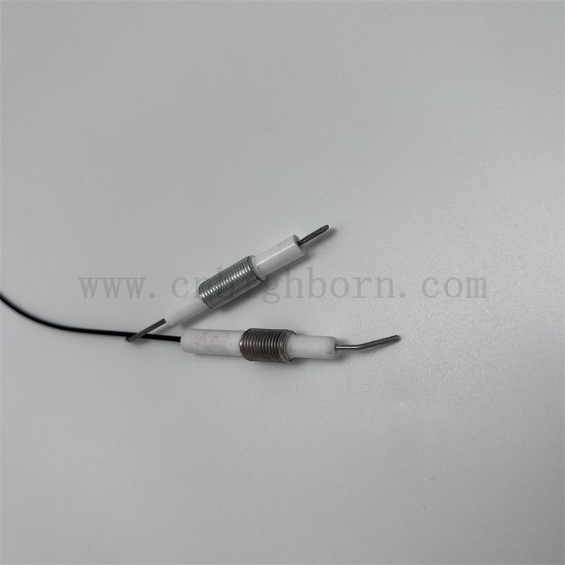 95% AL2O3 Alumina Ceramica Ceramica Accensione Accensione Elettrodo Piezoelettrico Livello liquido Accenditore