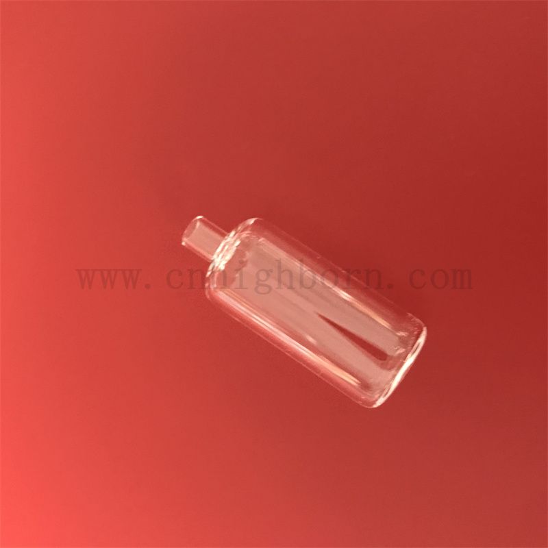 Resistenza alla temperatura ad alta temperatura Deep Clear Quart Zilica Glass tubo