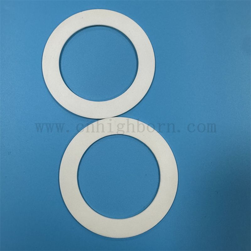 99%Isolatore ad anello in ceramica Alumina AL2O3 Rondella cerchio in ceramica
