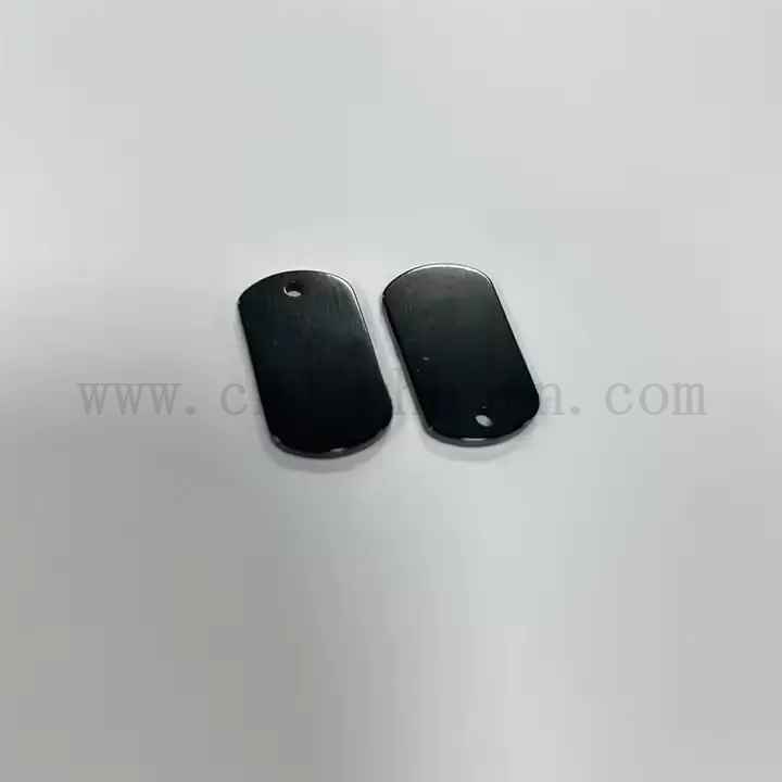 Piastra di zirconia nera personalizzata lucidata zro2 ceramica