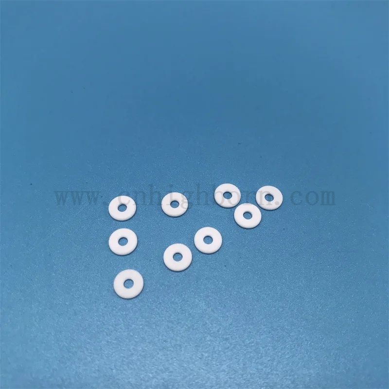 Parti in ceramica a forma di complesso personalizzato Rettangolare anello macor foglio di vetro macchina macchina macchinabile