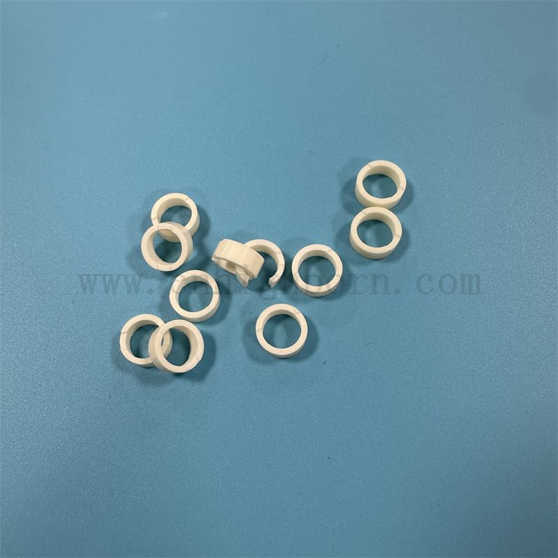 Anello ceramico di allumina al 95% personalizzato AL2O3 GUARNIZIONE DI SIGILTONO CERAMICA