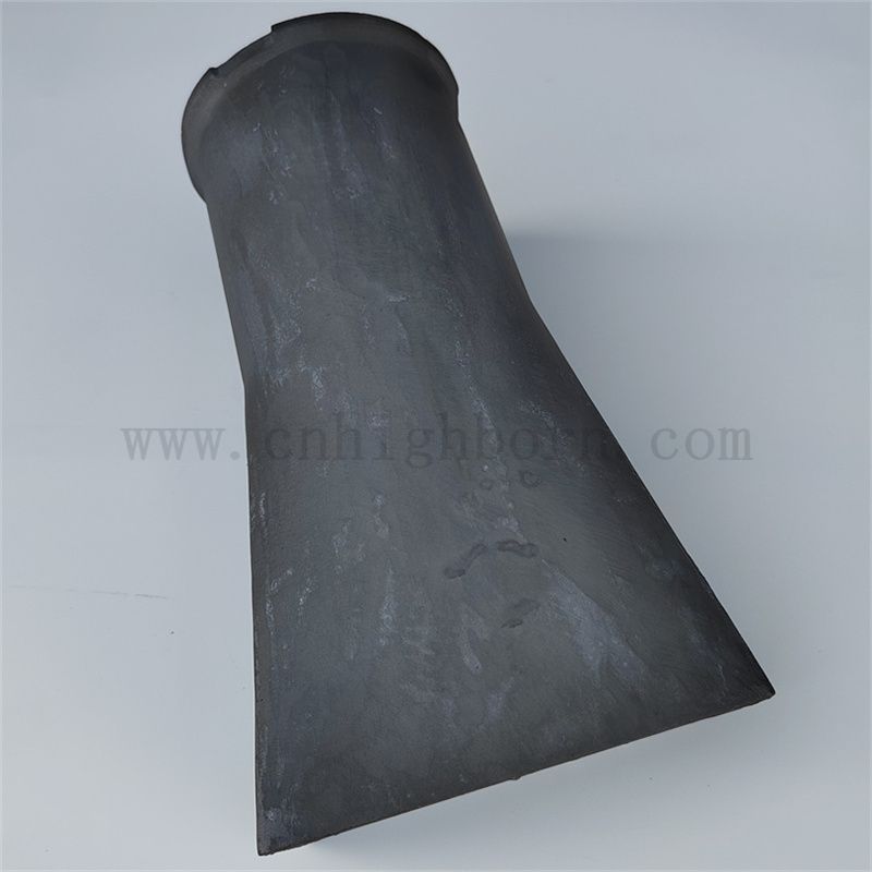Fornitura di fabbrica pipa sisico rbsic ceramico ugello di ugello in carburo di silicio tubo in ceramica per forno a tunnel
