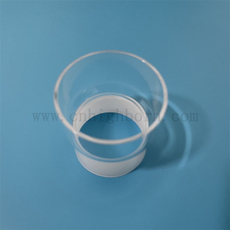 clear quartz tube tubo trasparente