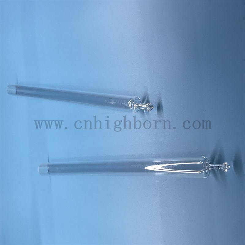 clear quartz tube tubo trasparente
