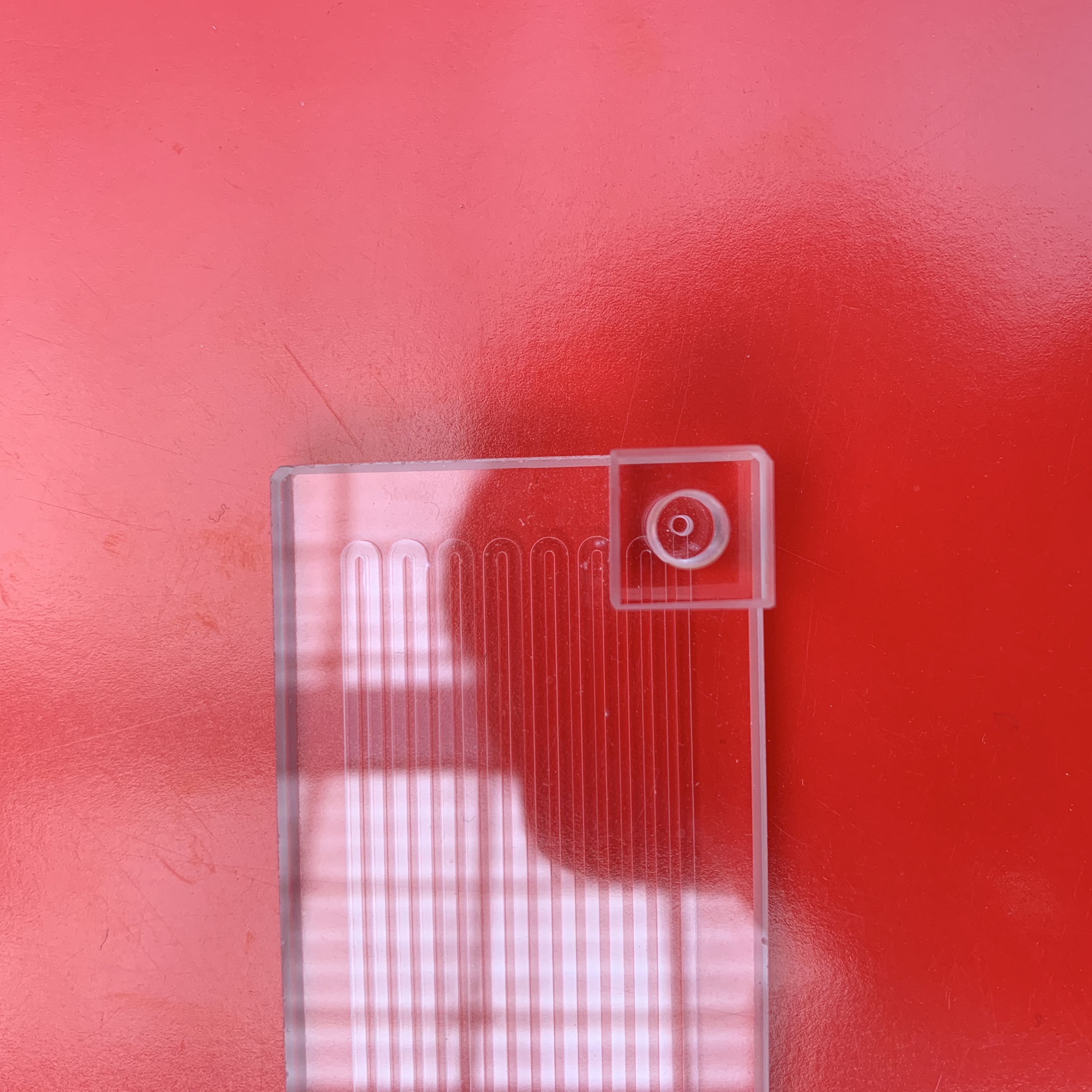 Cuvetta di vetro ottica di resistenza alla corrosione a flusso UV di laboratorio Cuvetta di vetro ottico