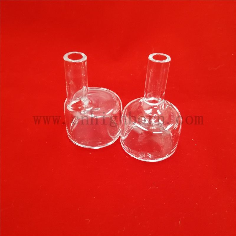 clear quartz glassware  vetro in quarzo