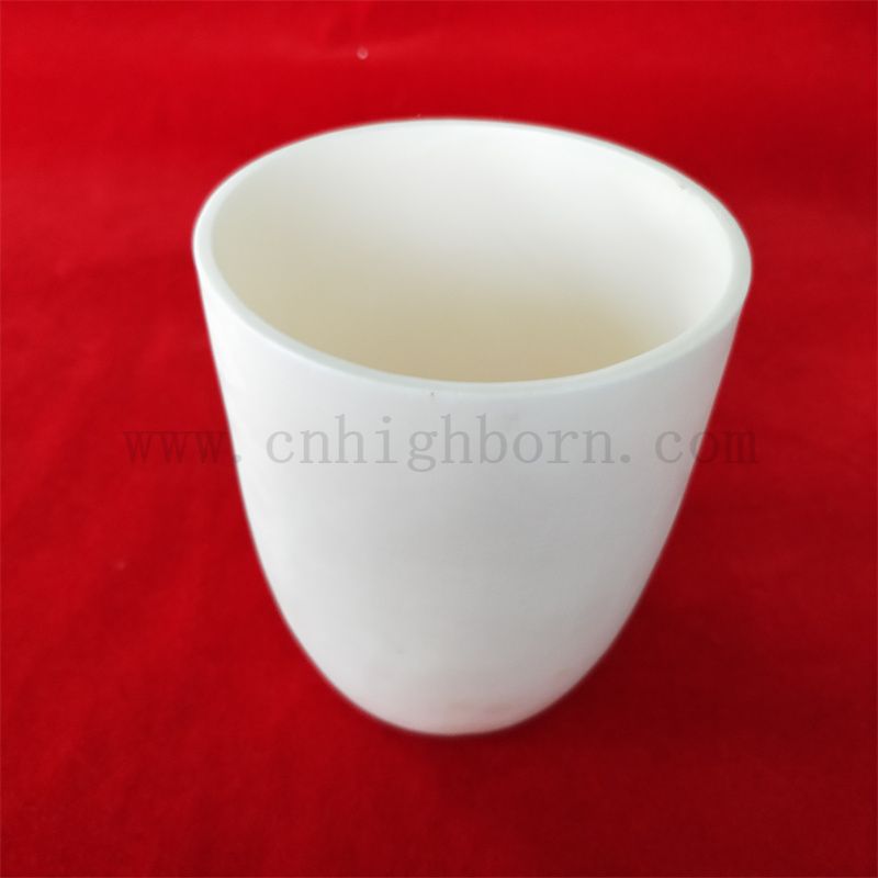 Resistente alla temperatura ad alta temperatura 99% AL2O3 ALUMINA ARC Ceramica che scioglie crowt Pt per laboratorio