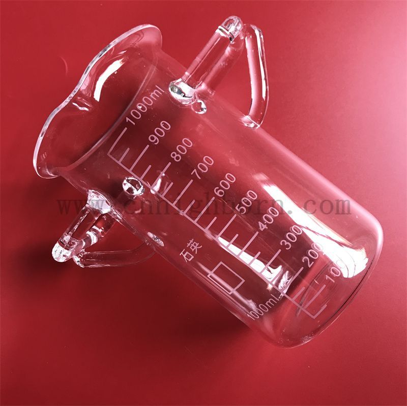 customized quartz beaker becher personalizzato