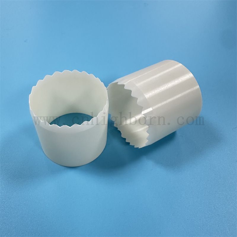 Polissione superficiale Zirconia Isolatore del tubo di grande diametro Zro2 Ceramico Irregolare