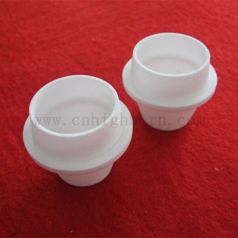 Resistenza alla temperatura ad alta temperatura Leco TGA Cramica ceramica Allumina con LID Lab Al2O3 Melting Pot