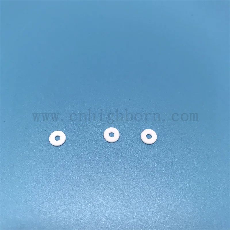 Parti in ceramica a forma di complesso personalizzato Rettangolare anello macor foglio di vetro macchina macchina macchinabile