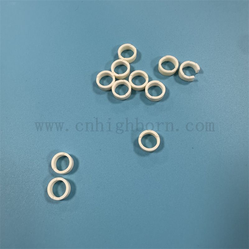 Anello ceramico di allumina al 95% personalizzato AL2O3 GUARNIZIONE DI SIGILTONO CERAMICA