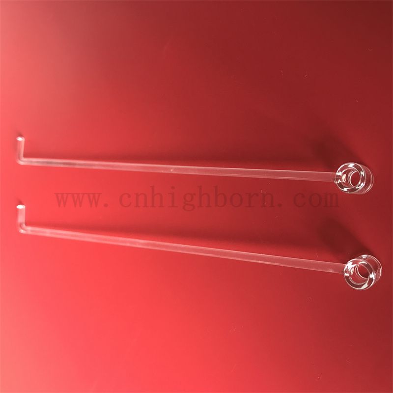 Transmission ad alta trasmissione Clear END personalizzato in vetro in quarzo in silice