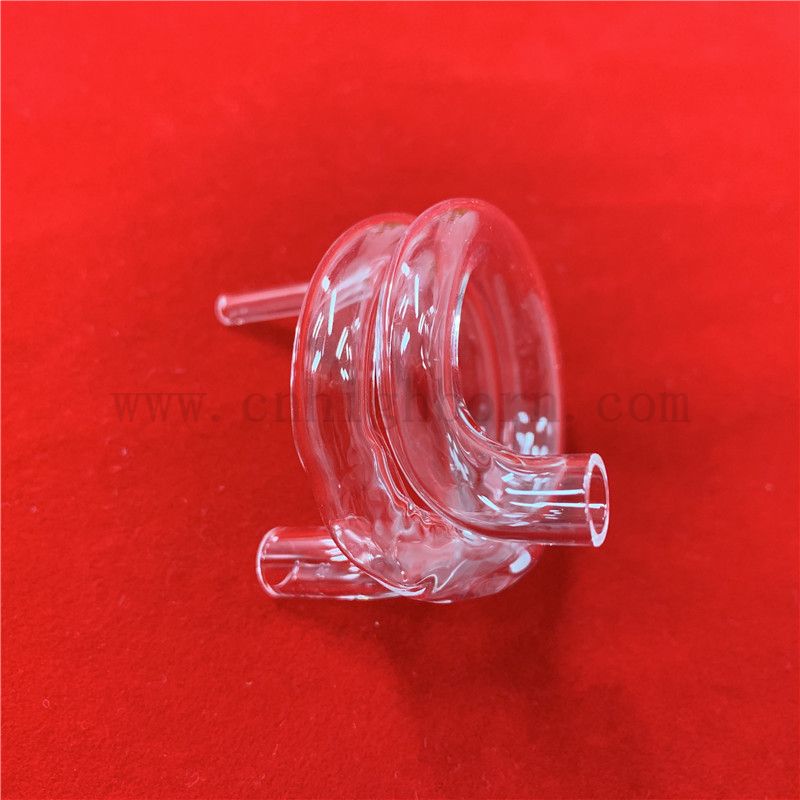 helix fused quartz tube  tubo di vetro al quarzo elicoidale