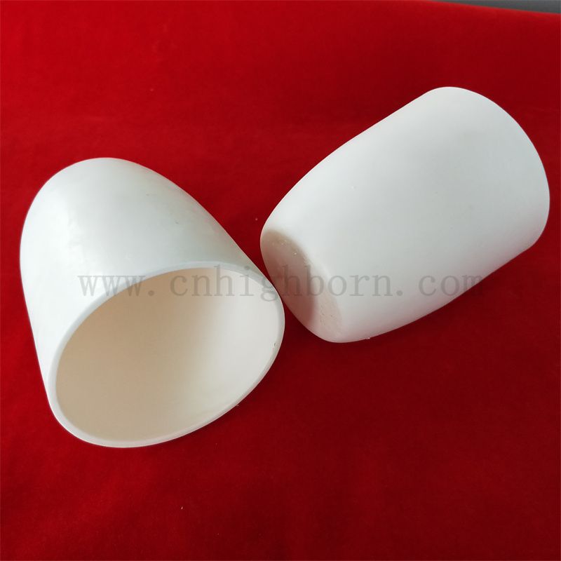 Resistente alla temperatura ad alta temperatura 99% AL2O3 ALUMINA ARC Ceramica che scioglie crowt Pt per laboratorio