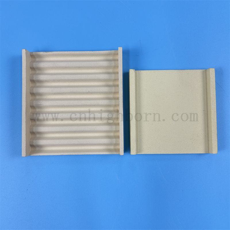 Ossido di zirconio stabilizzato dal calcio Zro2 Setter piatti in ceramica zirconia per fornace