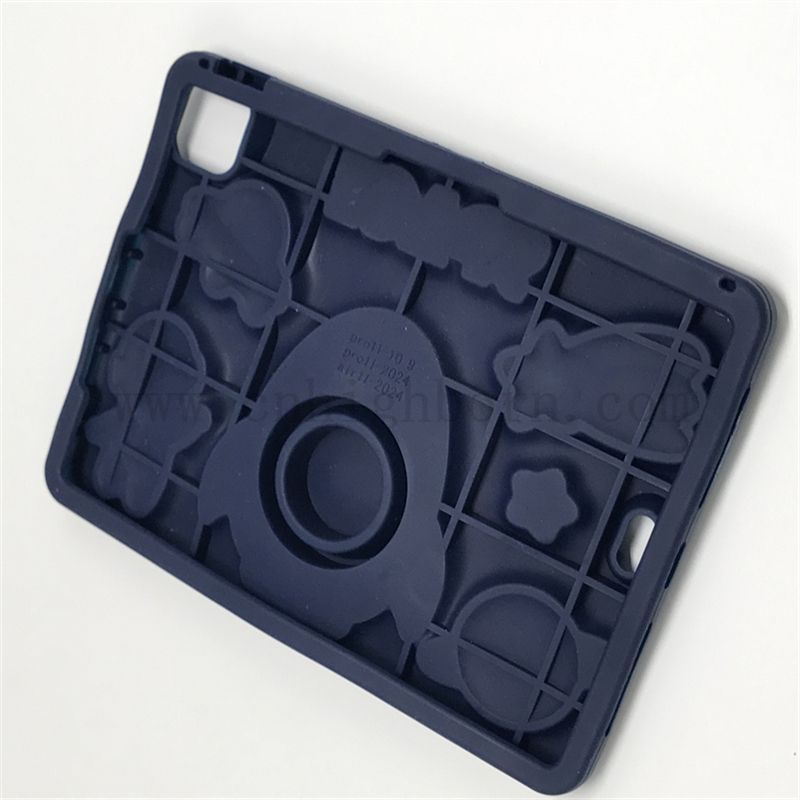 Factory Wholesale 3D in gomma in silicone in gomma carina cartone animato Coperchio protettivo per iPad in gomma in silicone simpatico custodia protettiva a forma per iPad 10 pollici