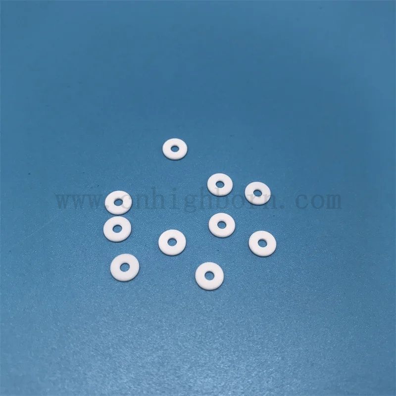 Parti in ceramica a forma di complesso personalizzato Rettangolare anello macor foglio di vetro macchina macchina macchinabile