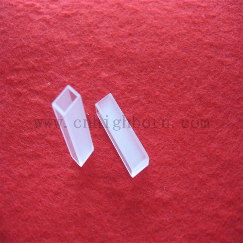Cellule di fluorescenza in quarzo in quarzo in vetro in quarzo da laboratorio