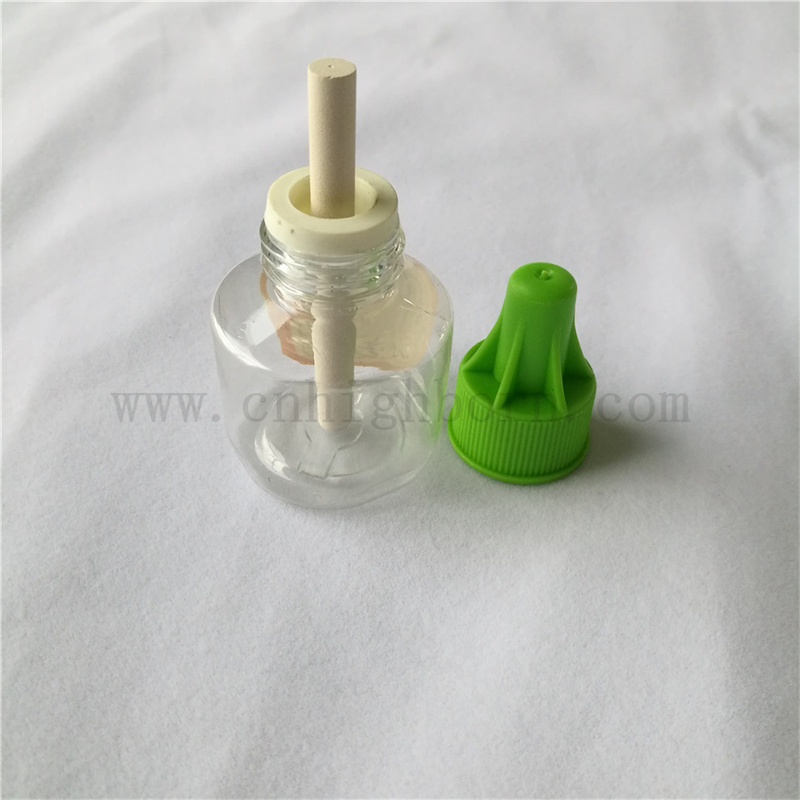 45 ml PET PET MOSQUITO Repellente liquido Bottiglia di ricarica con riscaldatore e albero ceramico poroso