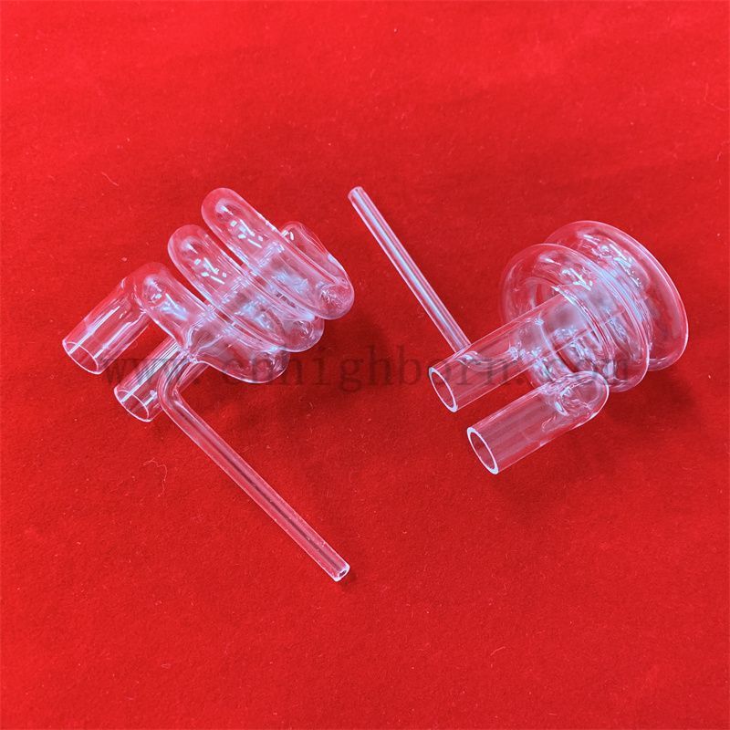 quartz spiral tube tubo bobina fuso