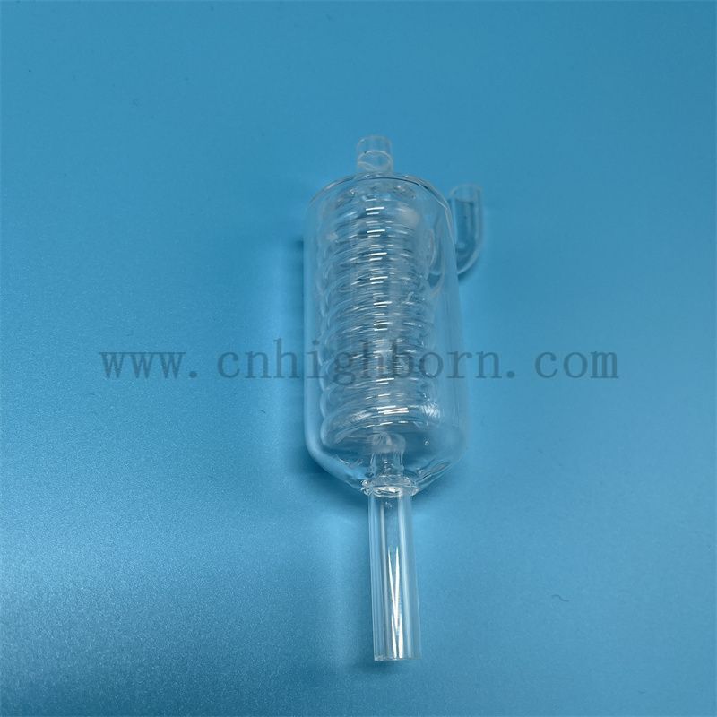 fused quartz glass tube tubo di vetro in quarzo fuso