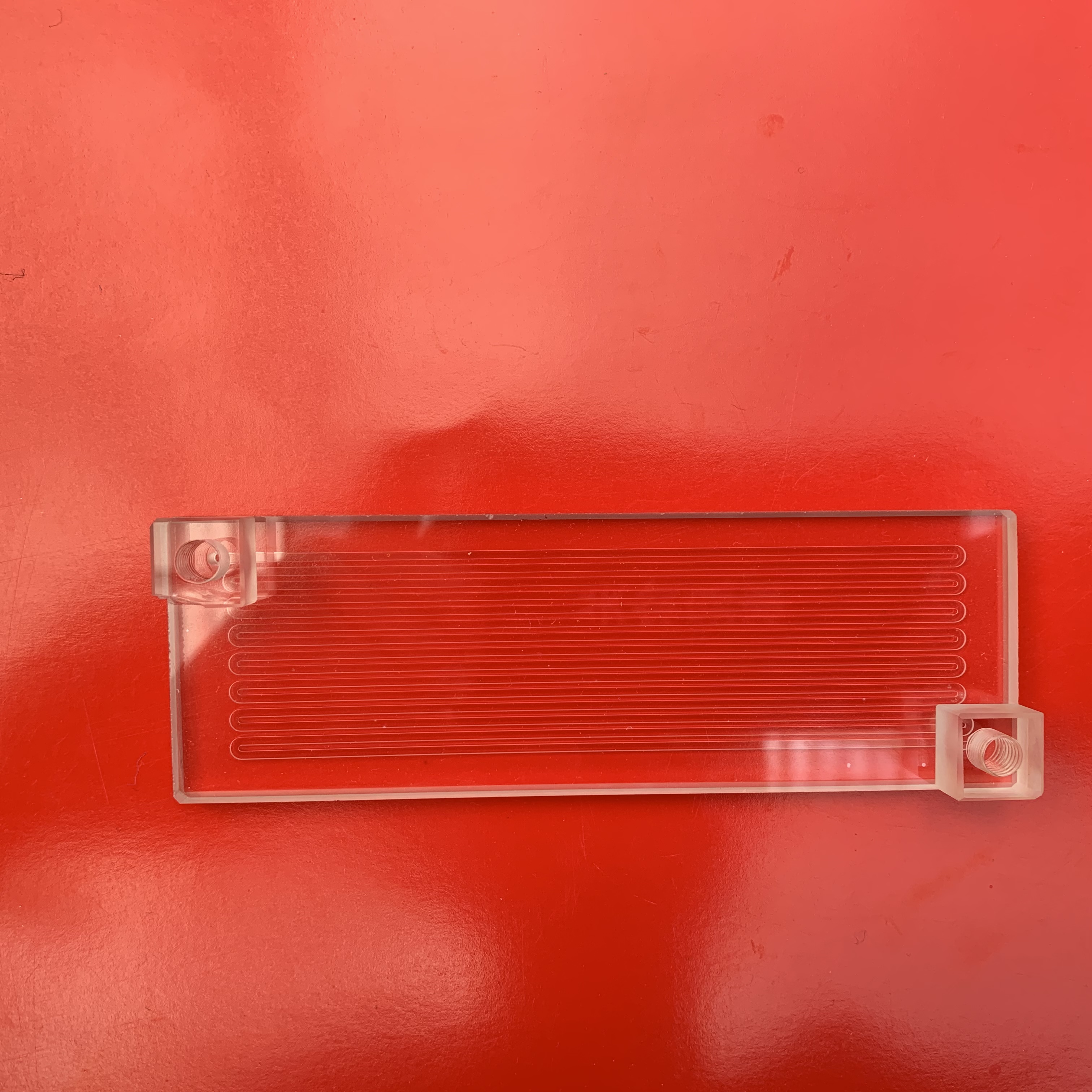 Cuvetta di vetro ottica di resistenza alla corrosione a flusso UV di laboratorio Cuvetta di vetro ottico